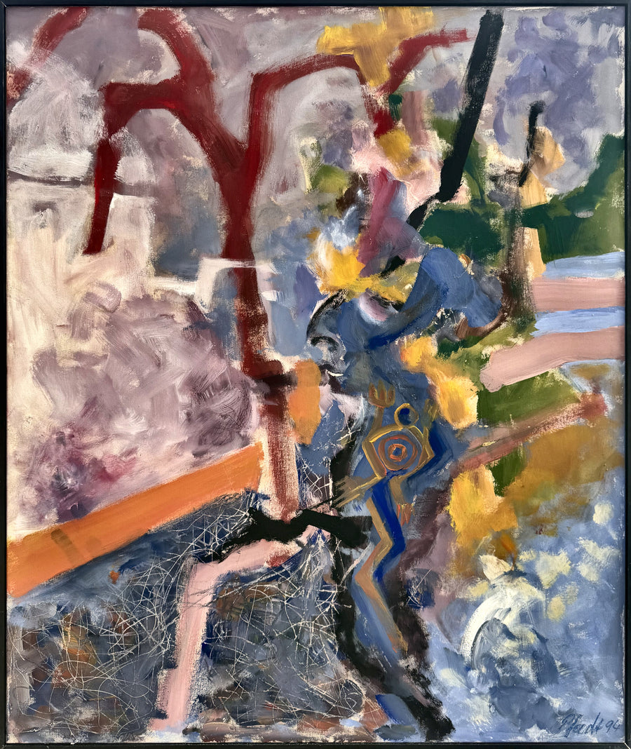 Abstrakt_Pfadt_Roter Ast – Georg Pfadt