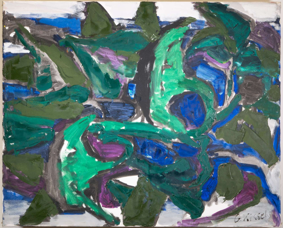 Abstrakte Blaue Komposition_Kissel — Gernot Kissel, Gesamtansicht