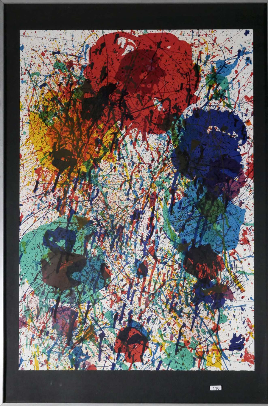 Spritzende Farben Abstrakt — Sam Francis, Gesamtansicht