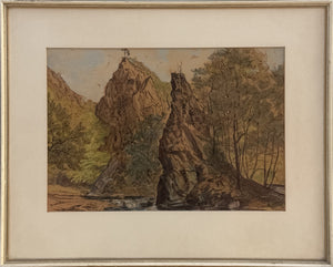 Bäume auf Felsen und Bergen – Johannes Hans Spitzmann