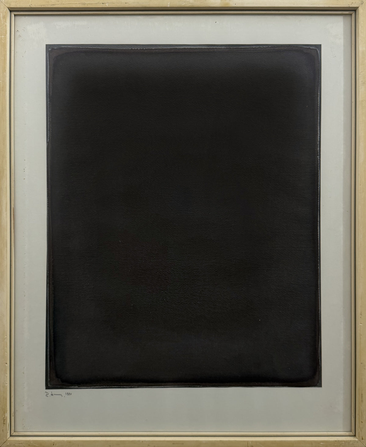 Monochromes Farbfeld navy blue – Rolf Hans