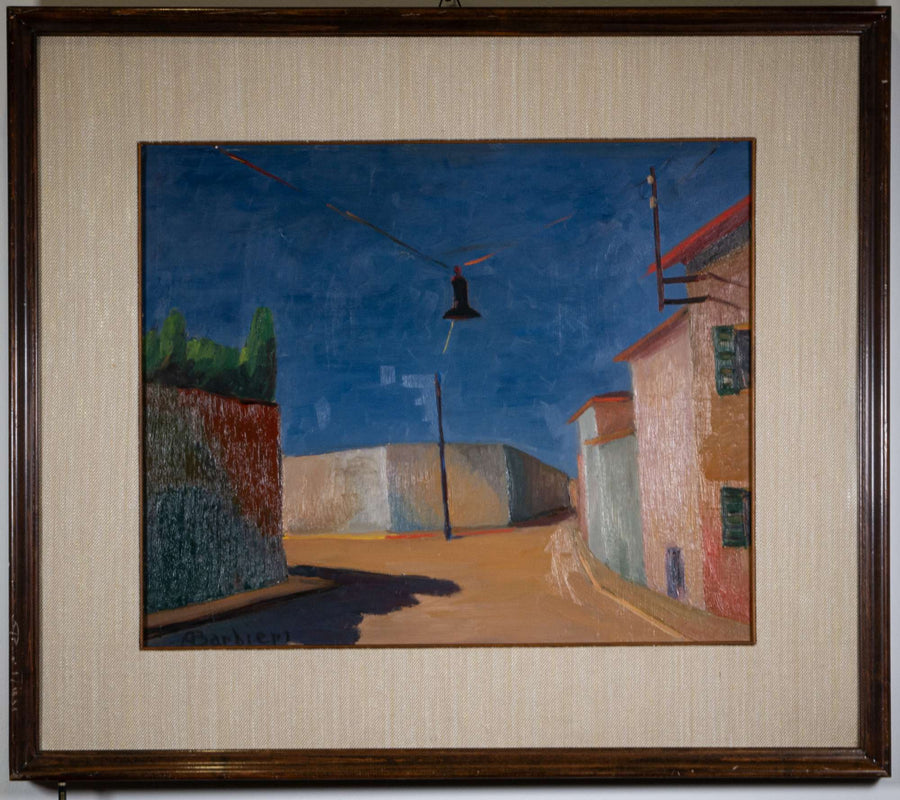 Straßenszene mit Laterne — Agostino Barbieri, Gesamtansicht