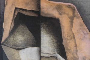 Abstrakte Komposition — Heinz-Otto Müller-Erbach, Detailaufnahme