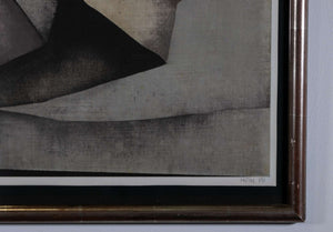 Abstrakte Komposition — Heinz-Otto Müller-Erbach, Detail mit Signatur