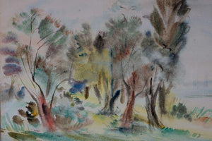 Flußlandschaft — Will Sohl, Detailaufnahme
