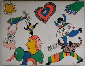 Niki de Saint-Phalle — Niki de Saint-Phalle, Gesamtansicht