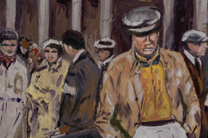 Der Rennfahrer Rudolpho Caracciola — Paul Herrmann, Detail mit Signatur