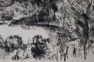 Walchensee mit Jochberg — Lovis Corinth, Detailaufnahme
