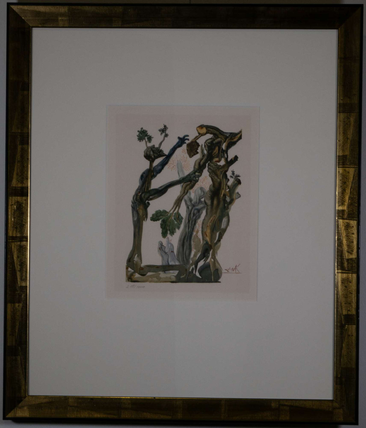 Inferno Canto 13 — Salvador Dalí, Gesamtansicht