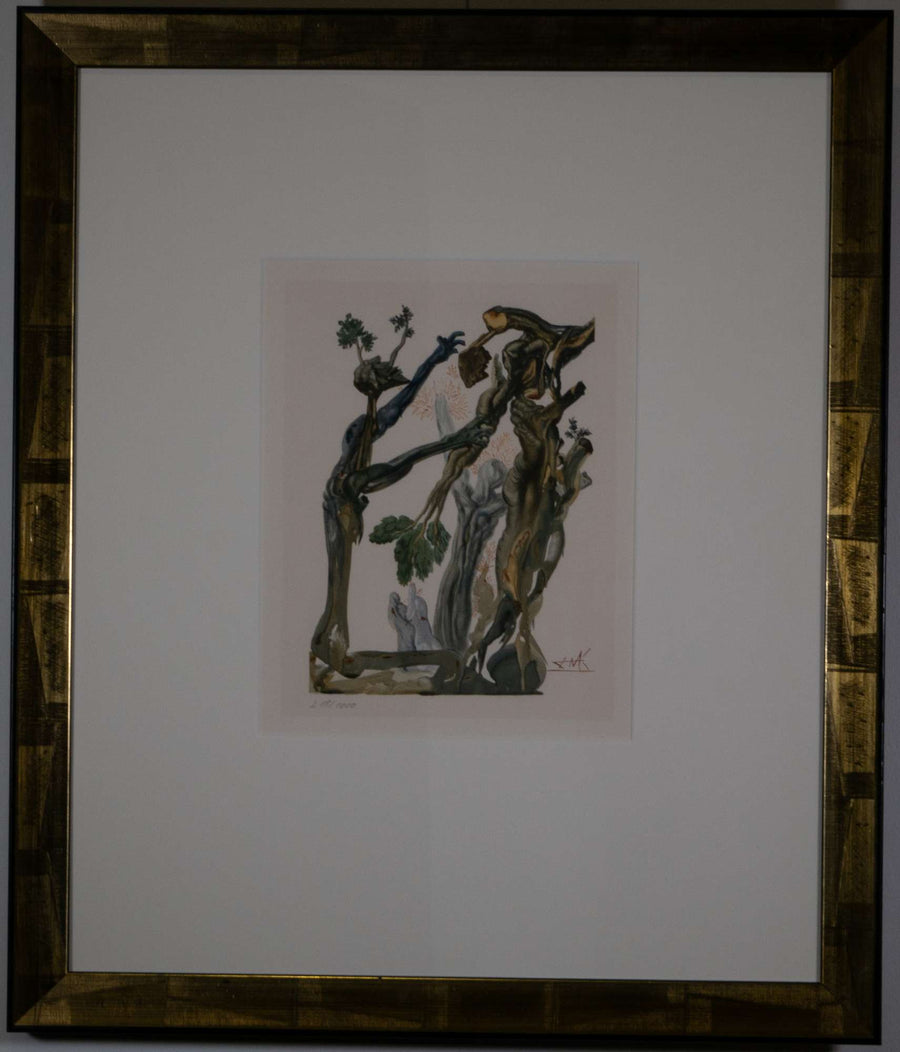Inferno Canto 13 — Salvador Dalí, Gesamtansicht