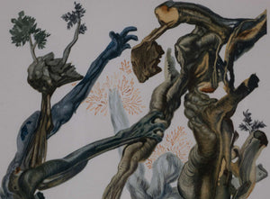 Inferno Canto 13 — Salvador Dalí, Detailaufnahme