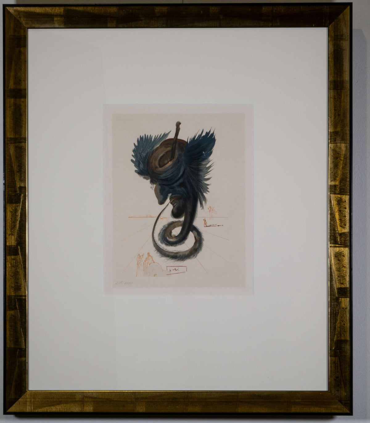 Inferno Canto 20 — Salvador Dalí, Gesamtansicht