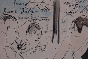 Brief an meinen Maler — Raoul Dufy, Detail mit Signatur