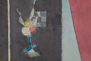 Abstrakte kubistische Komposition — Paul Knothe, Detailaufnahme