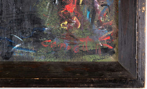 Abstrakte Komposition_Unknown — unbekannter Künstler, Detail mit Signatur