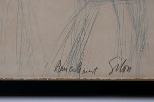 Amicalement 74 — Gilou Brillant, Detail mit Signatur