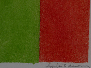 Les Illuminations de Rimbaud — Sonja Delaunay-Terk, Detail mit Signatur