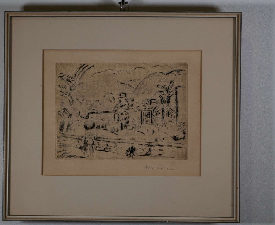 Südliche Landschaft Porto d'Ischia — Hans Purrmann, Gesamtansicht