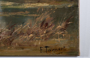 Sumpfgebiet mit entferntem Haus — Ernst Tannert, Ansicht 4