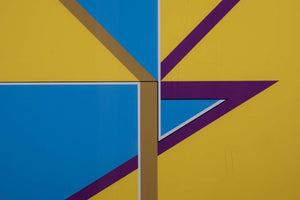 Geometrische abstrakte Komposition_Dreyer — Paul Uwe Dreyer, Detailaufnahme