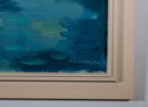 Blauer Jachthafen — Franz-Josef Herold, Detail mit Signatur