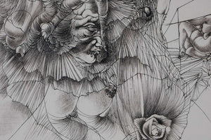 Tête à la rose — Hans Bellmer, Detailaufnahme