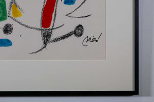 Maravillas con Variaciones Acrósticas n.10 — Joan Miró, Detailaufnahme