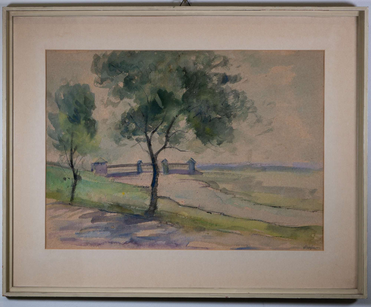 Stauwerk b. Ilvesheim — Franz Huber, Gesamtansicht