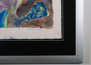 Unterwelt — Paul Knothe, Detail mit Signatur