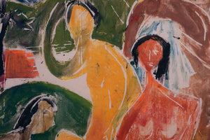 Fünf bunte Figuren — Reinhold Strohhäcker, Detailaufnahme