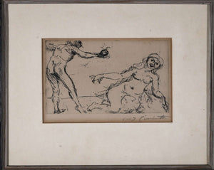 Adam gibt Eva den Apfel — Lovis Corinth, Gesamtansicht