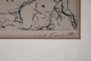 Adam gibt Eva den Apfel — Lovis Corinth, Detailaufnahme