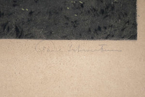 Schwarzwald — Paul Schwerdtner, Detail mit Signatur