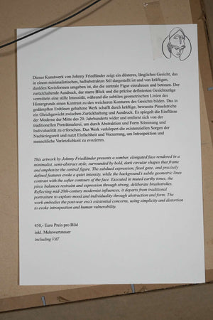 Abstraktes Porträt mit dunkler Kapuze — Johnny Friedlaender, Ansicht 6