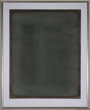 Monochromes Farbfeld navy green — Rolf Hans, Gesamtansicht