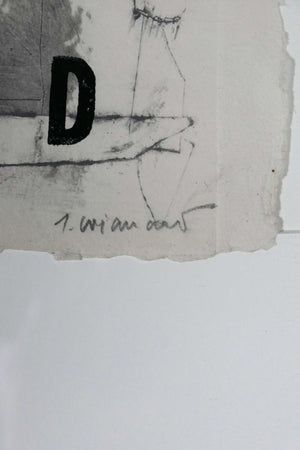 A,B,C,D — James Coignard, Detailaufnahme