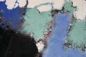 Informelle Farbflächen — Heinrich Arrigo Wittler, Detail mit Signatur