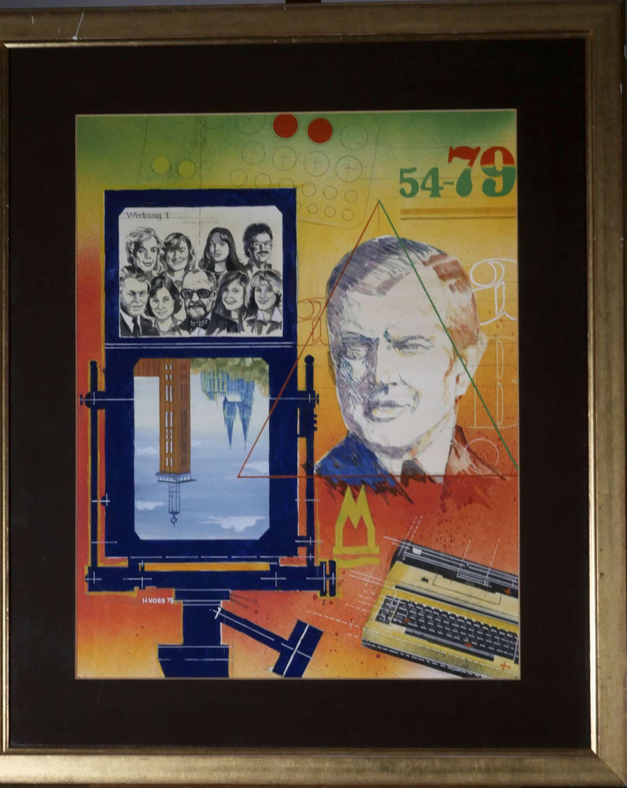 Medien-Collage — Hans Voss, Gesamtansicht