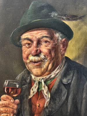 Mann mit Weinglas – A. Brandmeier (Ansicht 3)